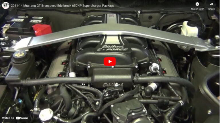 Brenspeed Installs Edelbrock Supercharger for 2011-2014 Mustang GT