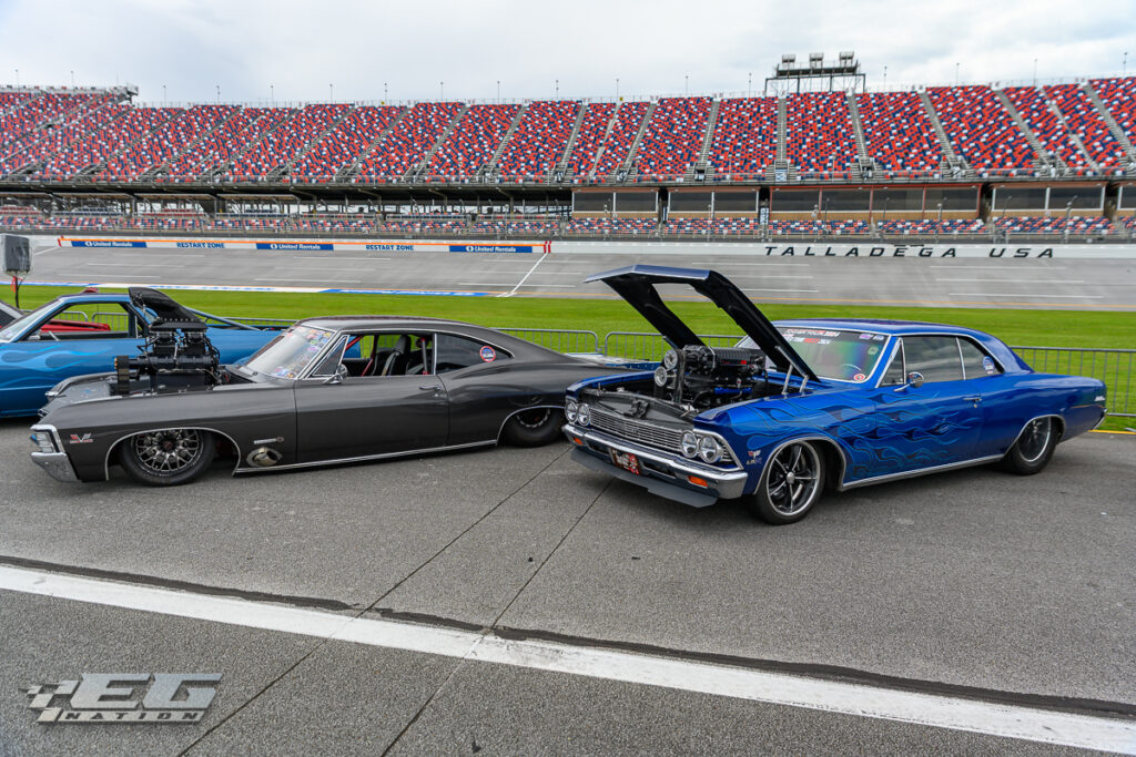 Cars and trucks from Battle in Bama show