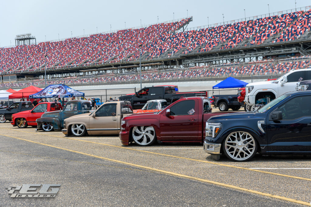 Cars and trucks from Battle in Bama show